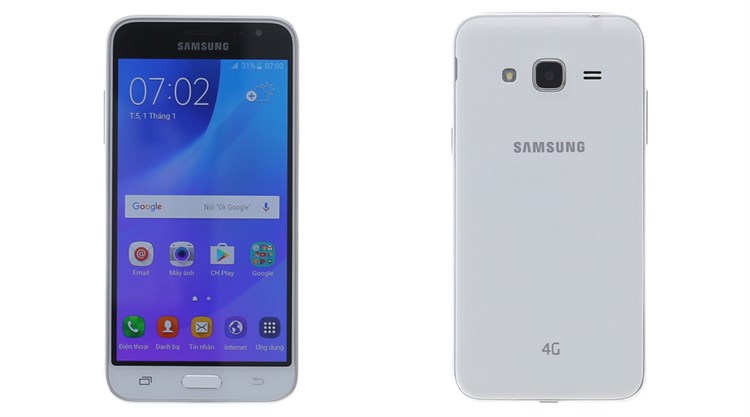 Điện thoại Samsung Galaxy J3 LTE Màu Trắng