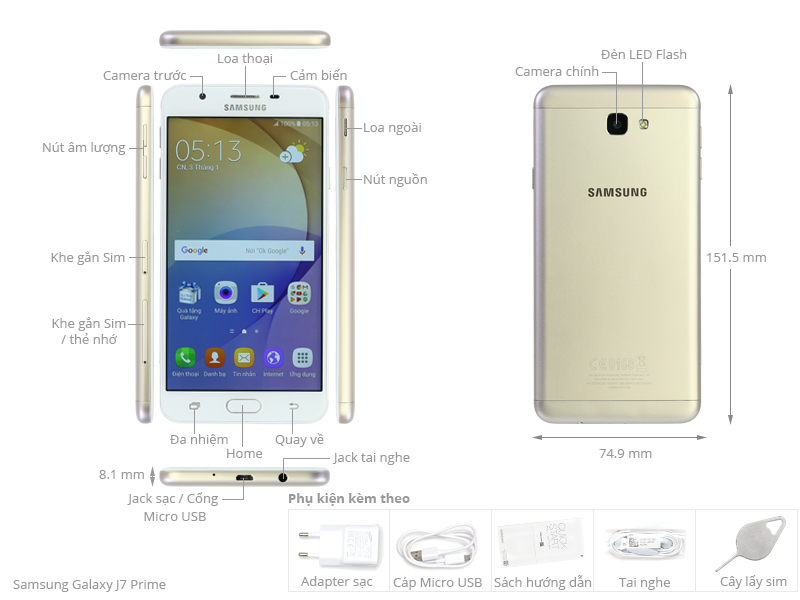 Samsung Galaxy J7 Prime: Với Samsung Galaxy J7 Prime, bạn không chỉ sở hữu một chiếc điện thoại thông minh hiện đại, mà còn được trải nghiệm một cuộc sống đầy đủ và tiện nghi. Với hiệu năng mạnh mẽ, thiết kế đẹp và tính năng bảo mật cao, J7 Prime sẽ là sự lựa chọn tuyệt vời cho mọi người. Hãy truy cập vào hình ảnh và khám phá thế giới công nghệ với Samsung.