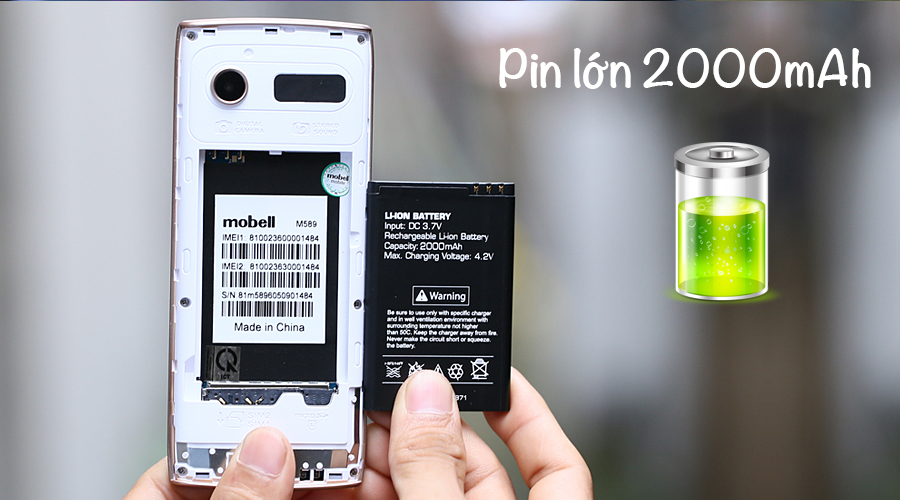 Điện thoại Mobell M589