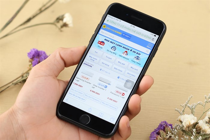 Điện thoại iPhone 7 256GB Màu Đen bóng