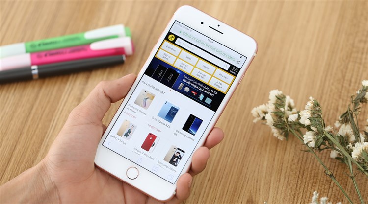 Điện thoại iPhone 7 Plus 256GB Màu Vàng Hồng