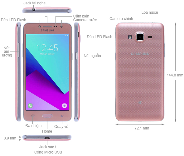 Samsung Galaxy J2 Prime chính hãng, có trả góp 