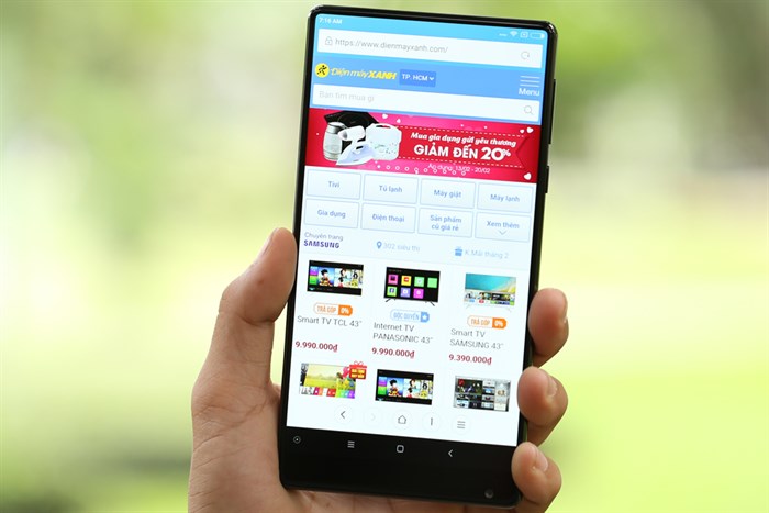 Điện thoại Xiaomi Mi MIX Màu Đen