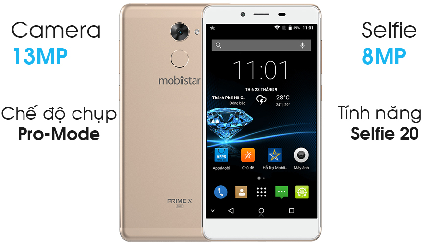 Điện thoại Mobiistar Prime X (2017)