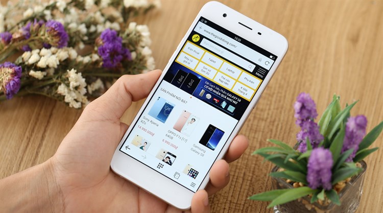 Điện thoại OPPO A39 (Neo 9s) Màu Vàng đồng