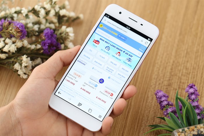 Điện thoại OPPO A39 (Neo 9s) Màu Vàng Hồng