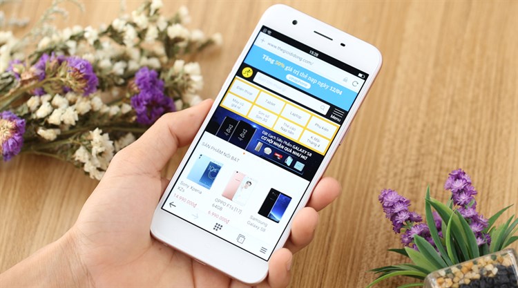 Điện thoại OPPO A39 (Neo 9s) Màu Vàng Hồng