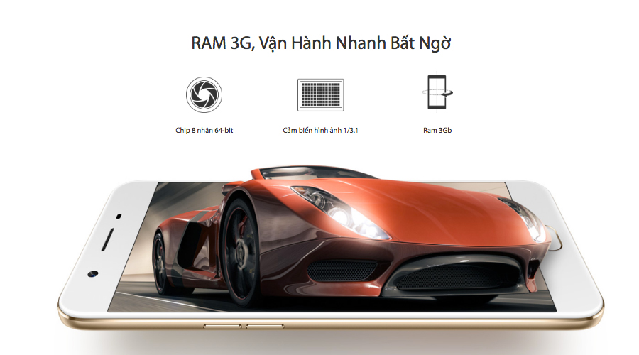 Điện thoại OPPO F1s màu Đen