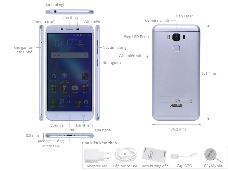 Asus Zenfone 3 Max 5.5" ZC553KL