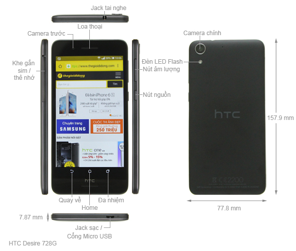 HTC Desire 728G LTE