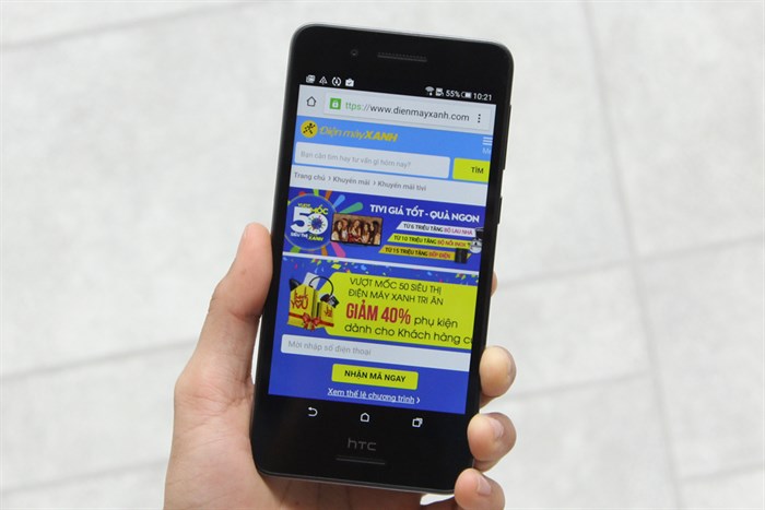 Điện thoại HTC Desire 728G LTE Màu Đen