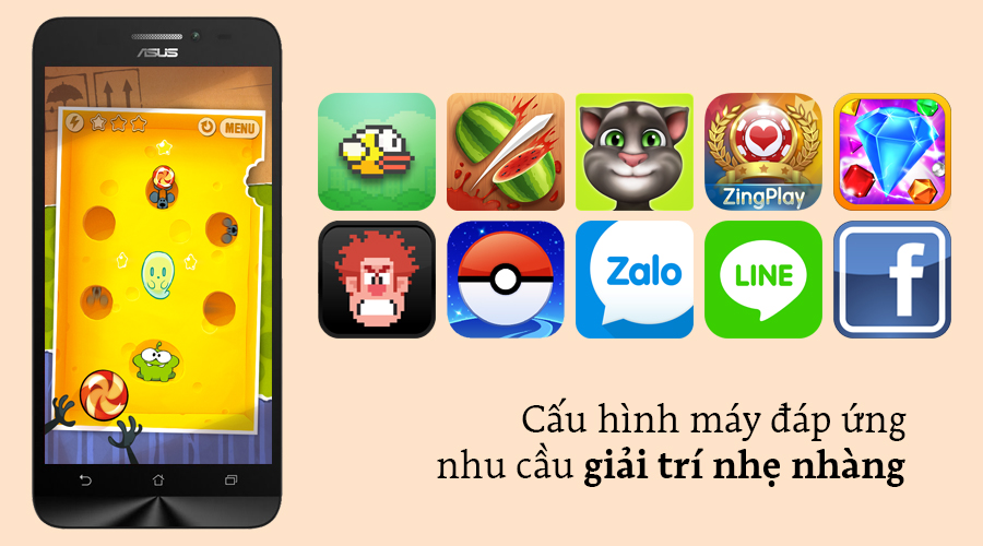 Điện thoại Asus Zenfone Go ZB452KG Plus