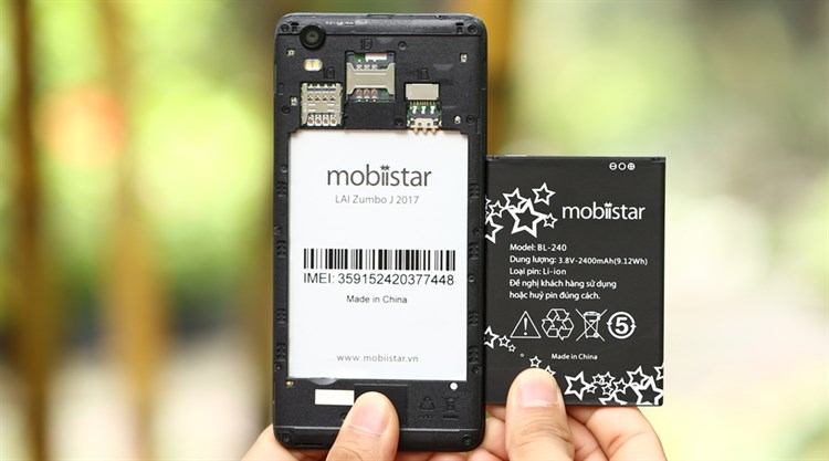 Điện thoại Mobiistar Lai Zumbo J 2017 Màu Đen
