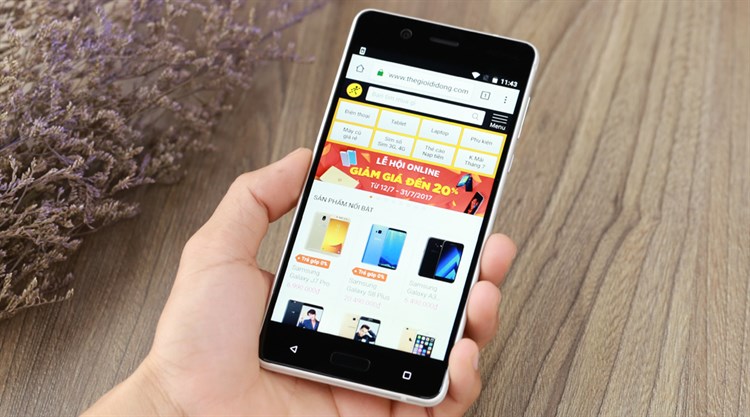 Điện thoại Nokia 5 Màu Bạc