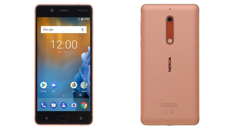 Điện thoại Nokia 5 Màu Vàng đồng