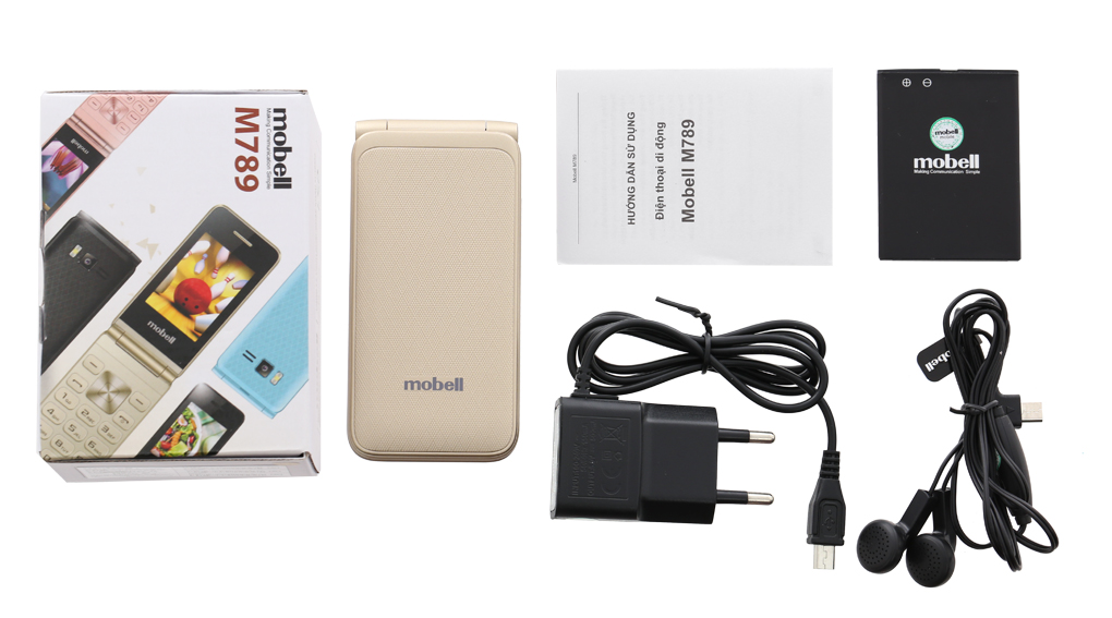 Bộ sản phẩm gồm: Hộp, Pin, Sạc, Tai nghe, Sách hướng dẫn