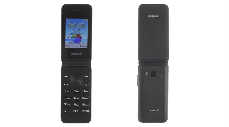 Điện thoại Mobell M789 Màu Đen