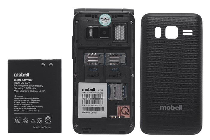 Điện thoại Mobell M789 Màu Đen