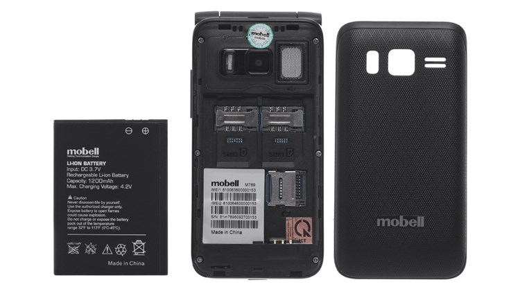 Điện thoại Mobell M789 Màu Đen