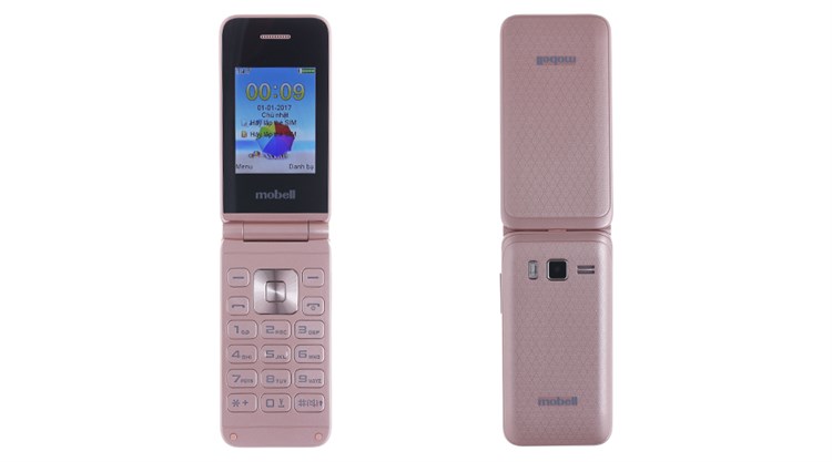 Điện thoại Mobell M789 Màu Vàng Hồng