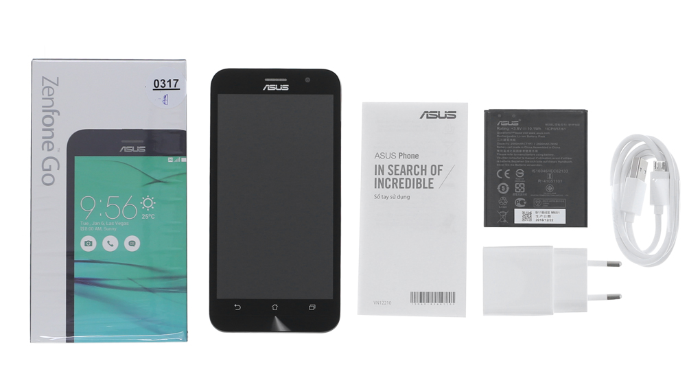 Bộ sản phẩm gồm: Hộp, Pin, Sách hướng dẫn, Cáp