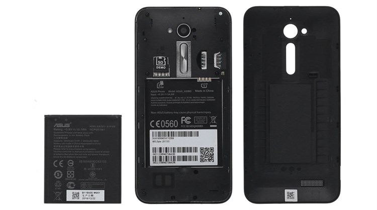 Điện thoại Asus Zenfone 2 Go ZB500KG Màu Đen