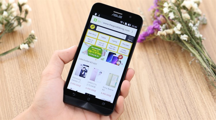 Điện thoại Asus Zenfone 2 Go ZB500KG Màu Đen