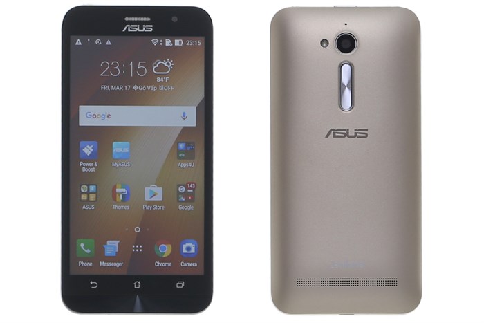 Điện thoại Asus Zenfone 2 Go ZB500KG Màu Vàng đồng