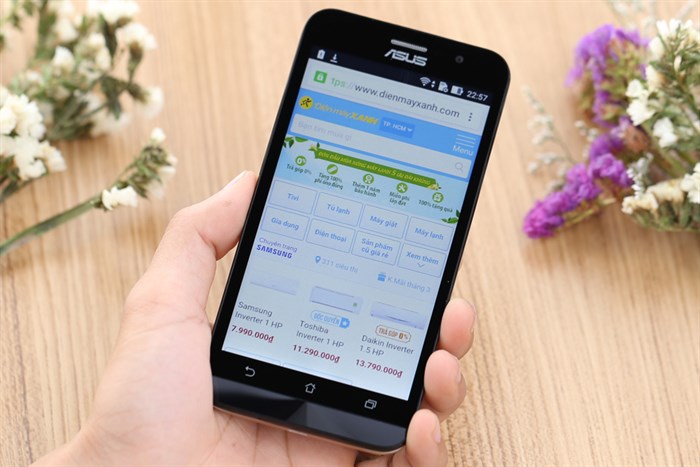 Điện thoại Asus Zenfone 2 Go ZB500KG Màu Vàng đồng