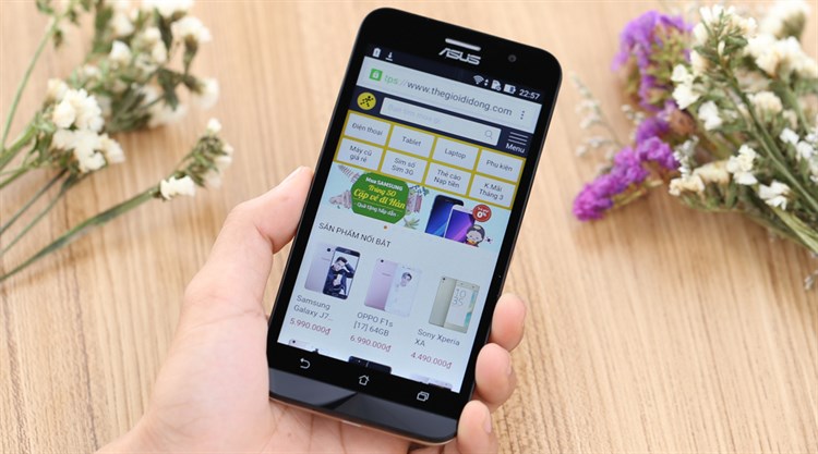 Điện thoại Asus Zenfone 2 Go ZB500KG Màu Vàng đồng