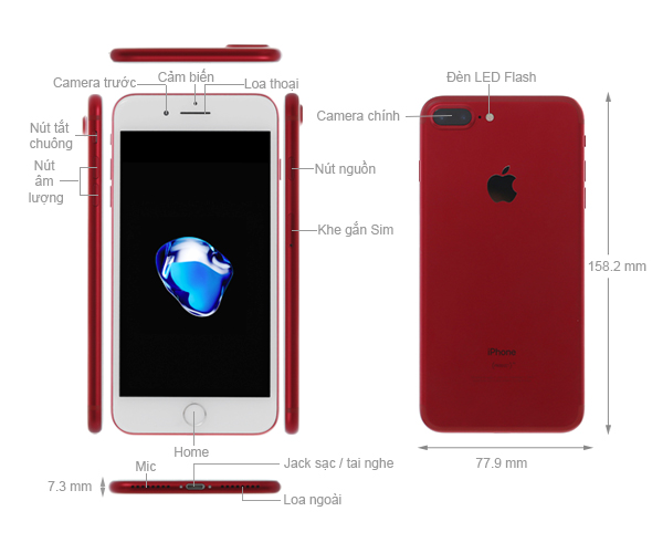 iPhone 7 Plus 256GB Red - Khuyến mãi khủng | Thegioididong.com