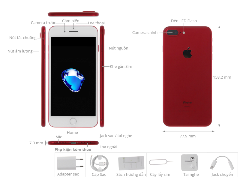 iPhone 7 Plus 256GB Red |Dienmayxanh.com