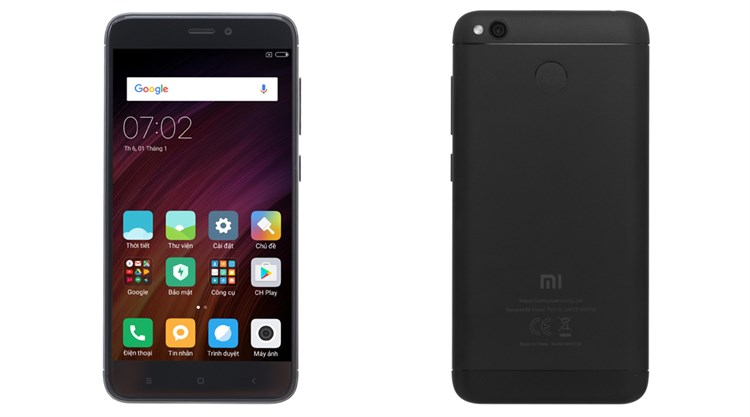Điện thoại Xiaomi Redmi 4X Màu Đen