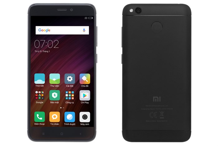 Điện thoại Xiaomi Redmi 4X Màu Đen