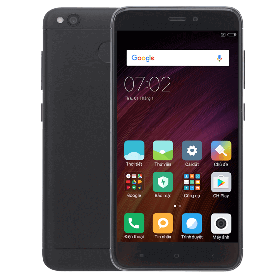 Điện thoại Xiaomi Redmi 4X Màu Đen