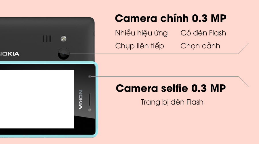 Điện thoại Nokia 216 (không tặng thẻ nhớ)