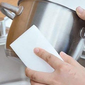 Mút chà rửa chữ nhật 17x4x3cm Aisen Melamin KZ200