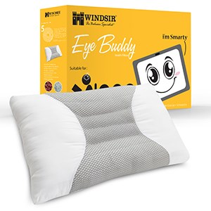 Gối thảo dược đá cẩm thạch và hạt ngũ vị tử Smarty-Eye Buddy 45 x 70cm