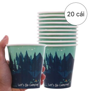 Ly giấy Camping 10 Oz Ngôi Sao 295ml (20 cái)