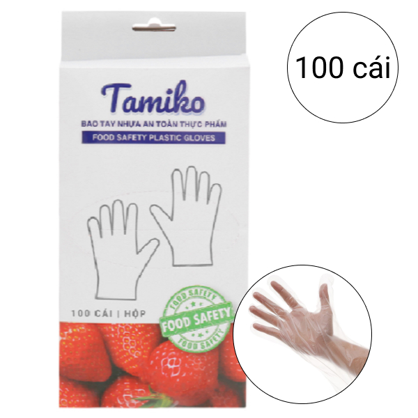 Găng tay tự hủy sinh học Tamiko size M 100 cái