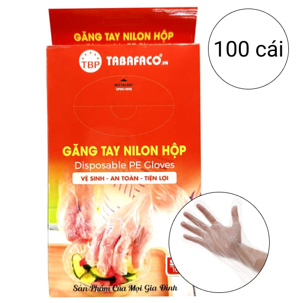 Găng tay nilon TBP size l 100g