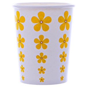 Ly giấy in hình hoa mai 8OZ (10cái)