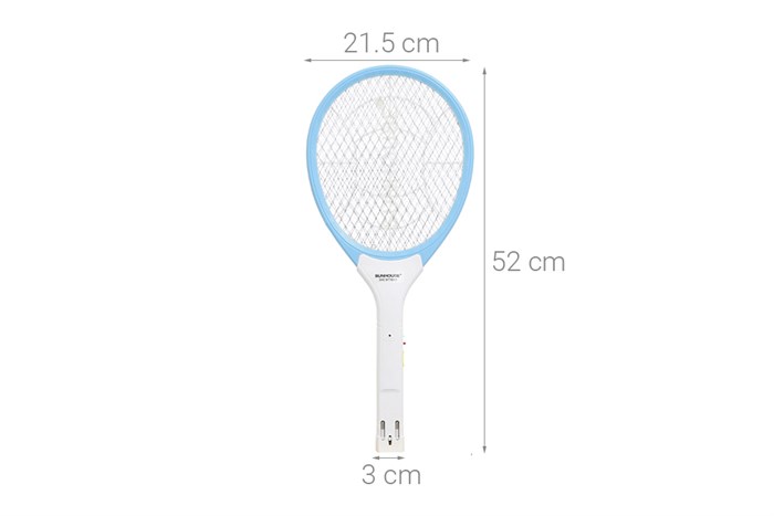 Vợt muỗi Sunhouse SHE-MT1690 Màu Trắng - Xanh