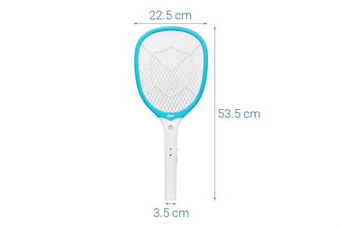 Vợt muỗi Comet CP042 Màu Trắng - Xanh