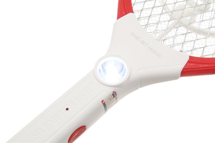 Vợt muỗi Sunhouse SHE-MT1695R Màu Trắng - Đỏ