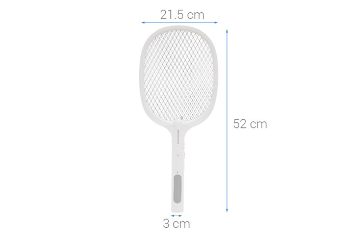 Vợt muỗi thông minh 3 in 1 Sunhouse SHE-Pro11.W Màu Trắng