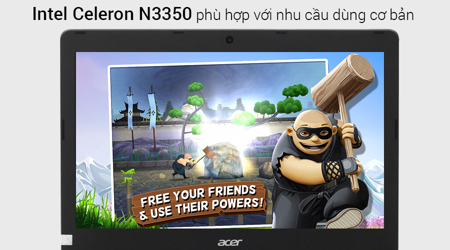 Laptop Acer Aspire ES1 432 C5J2 N3350/2GB/500GB/Win10/(NX.GFSSV.004)