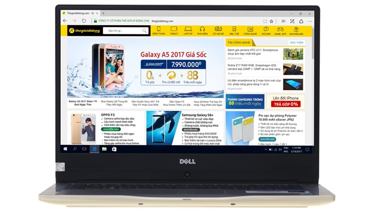 Laptop Dell Inspiron 7460 i7 7500U/8GB/128GB+1TB/2GB 940MX/Win10/(338KP1)