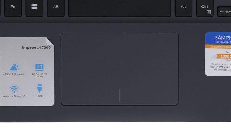 Laptop Dell Inspiron 7460 i7 7500U/8GB/128GB+1TB/2GB 940MX/Win10/(338KP1)