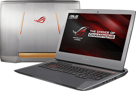 Laptop Asus G752VS i7 6820HK/32GB/1TB 512GB/8GB GTX1070/Win10/(GC175T)